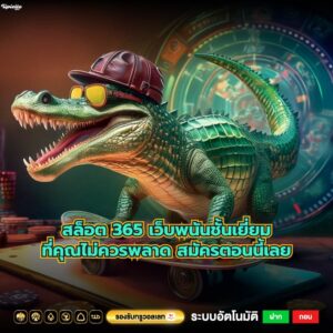 สล็อต 365 เว็บพนันชั้นเยี่ยมที่คุณไม่ควรพลาด สมัครตอนนี้เลย